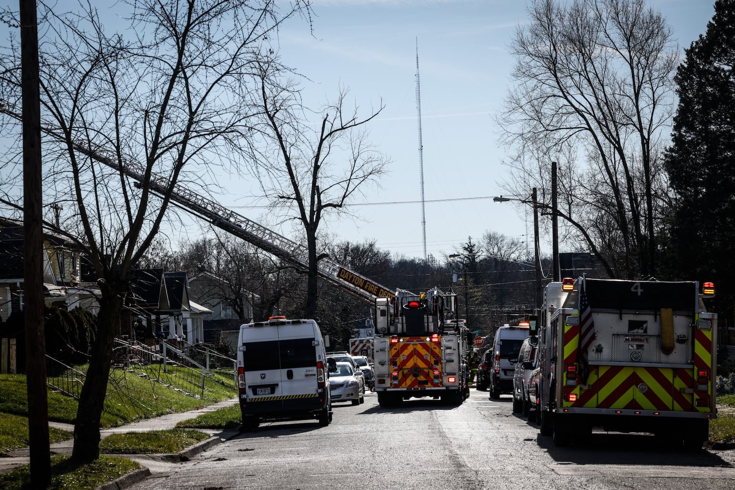 Crews respond to house fire on Crestmore Avenue in Dayton