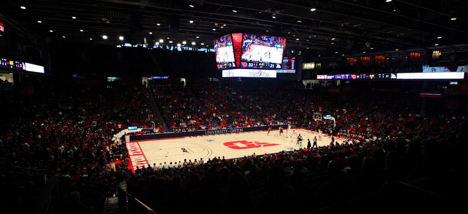 UD Arena is pictured during an exhibition game between Dayton and Cedarville on Saturday, Nov. 2, 2019. David Jablonski/Staff