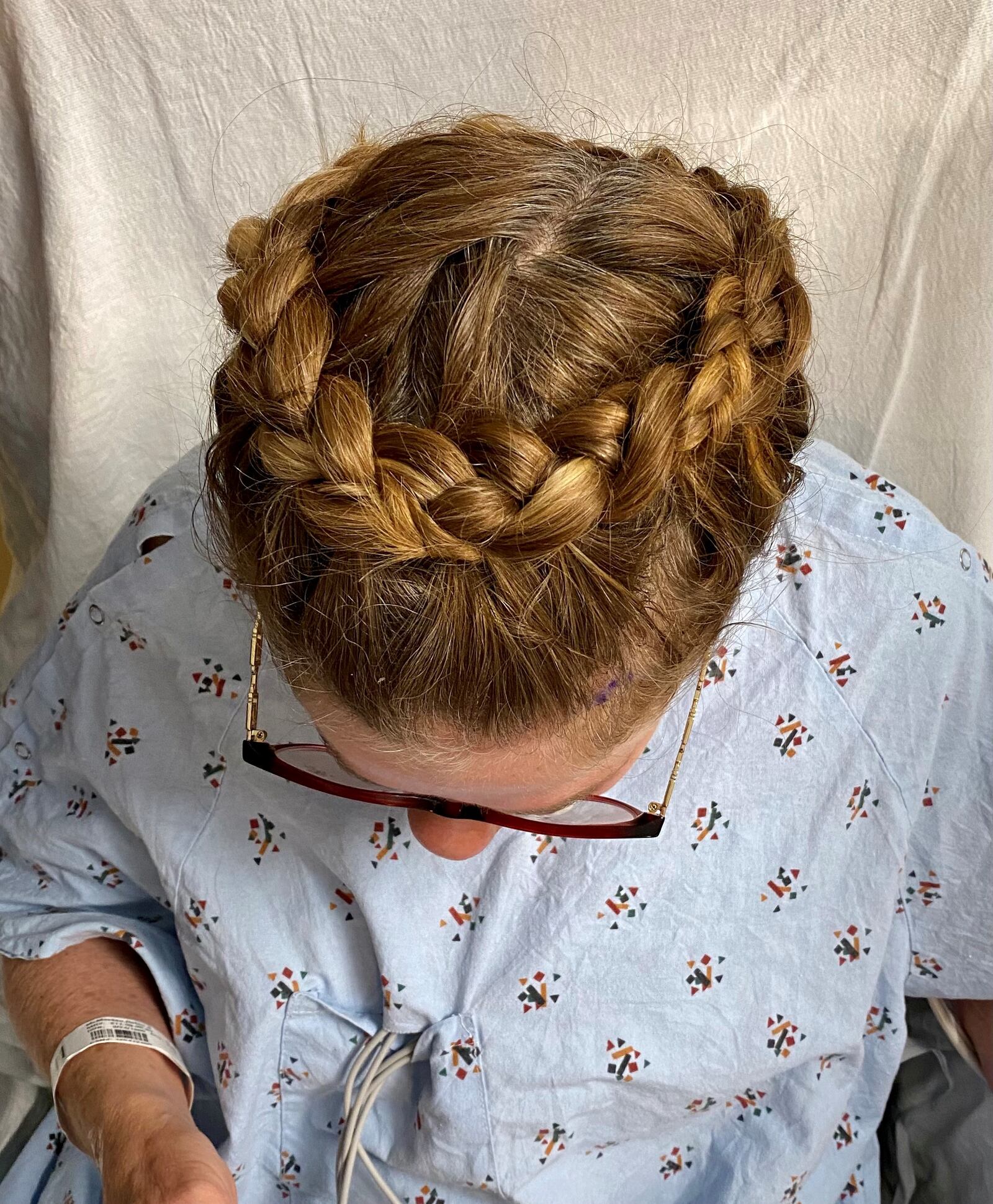 One of my nurses during my hospitalization last year braided my hair. Her deft skills, both as a nurse and hair stylist, made me feel a little prettier when I was certainly not feeling my best. Contributed photo 