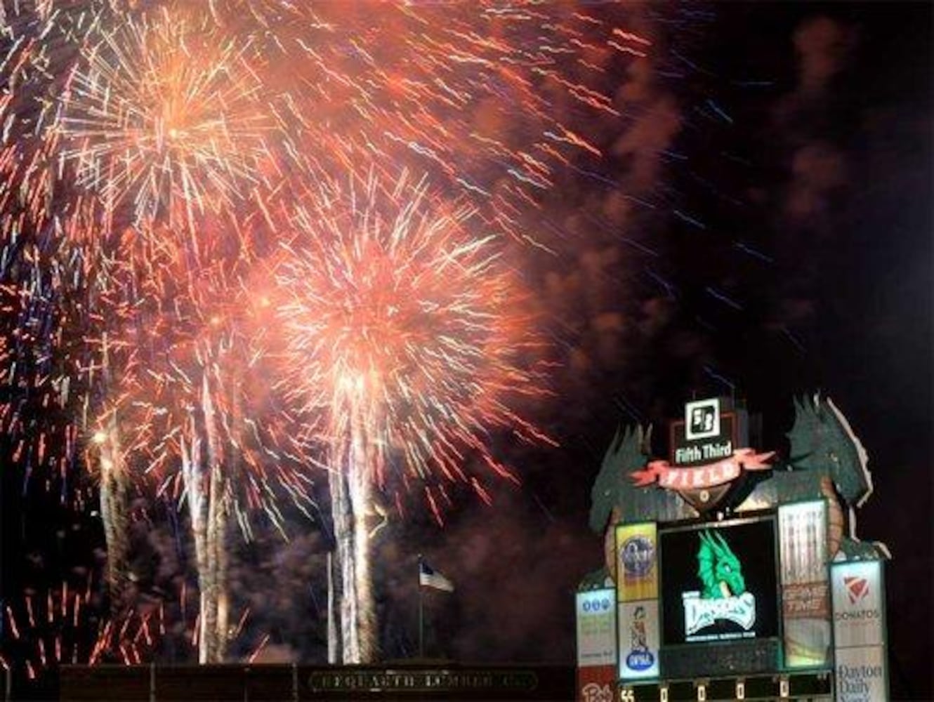 JUST ANNOUNCED: Dayton Dragons add fireworks show on Fourth of July