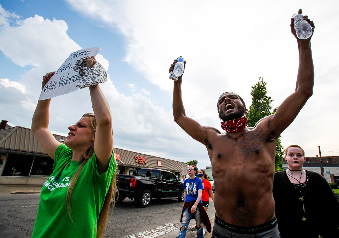 Crowd gathers for peaceful protest and march in Middletown