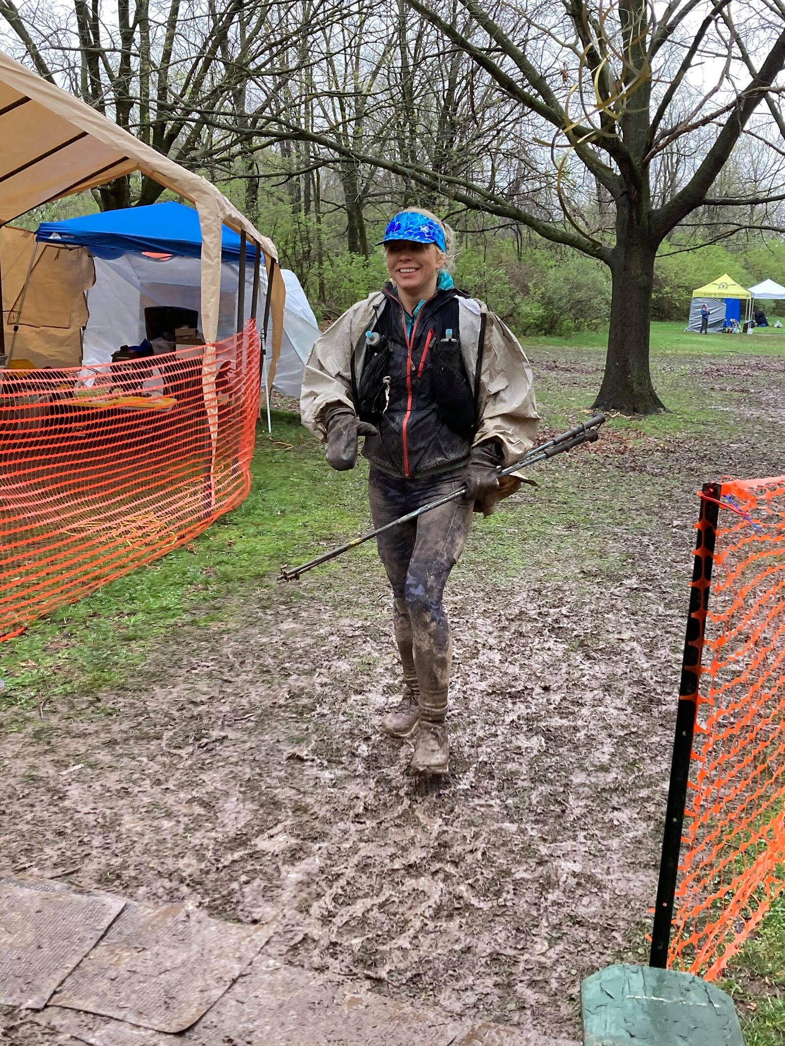 Aneta Zeppettella finishing the Potawatomi 200 mi race in Illinois in  April 2021. CONTRIBUTED