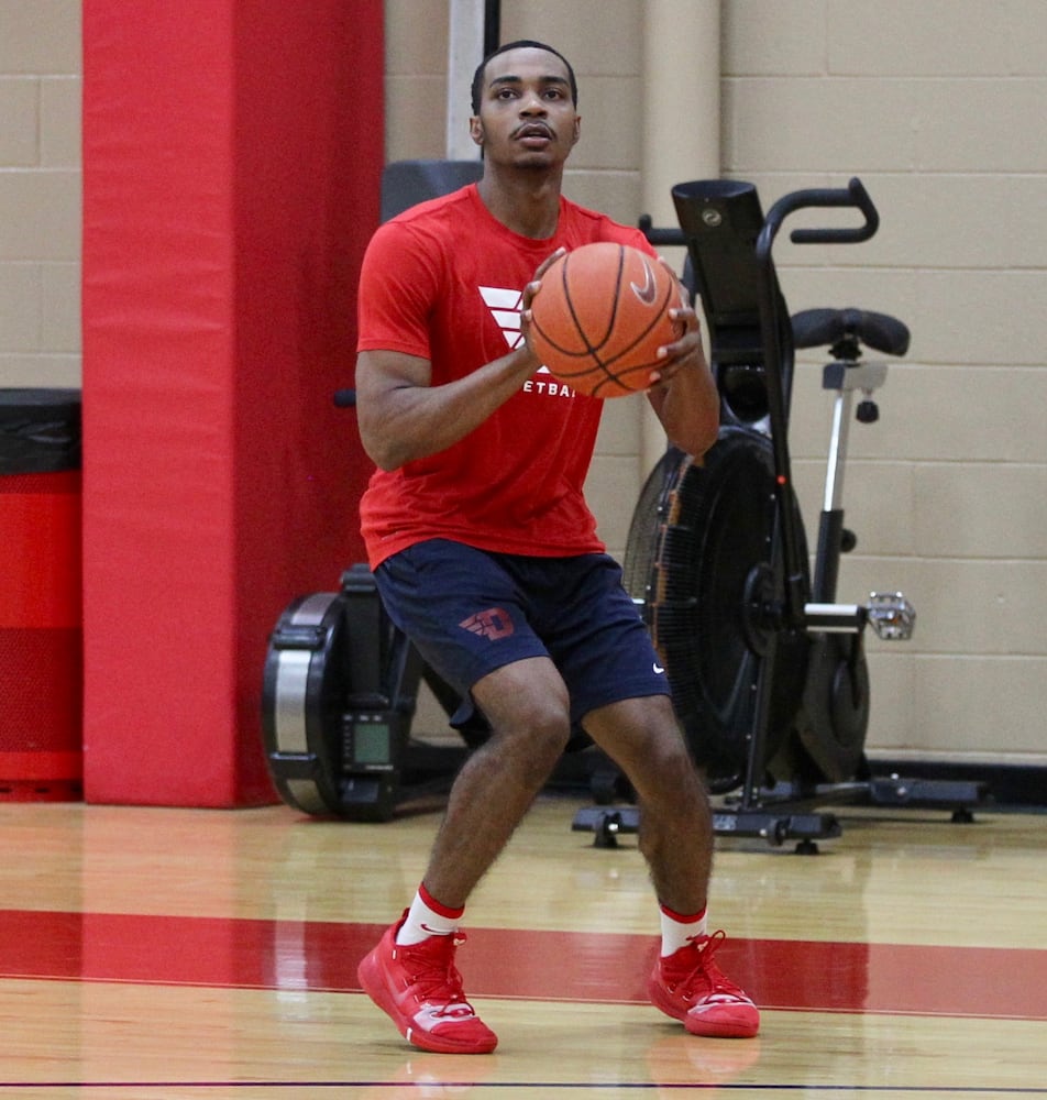 Dayton Flyers hold team workout at Cronin Center