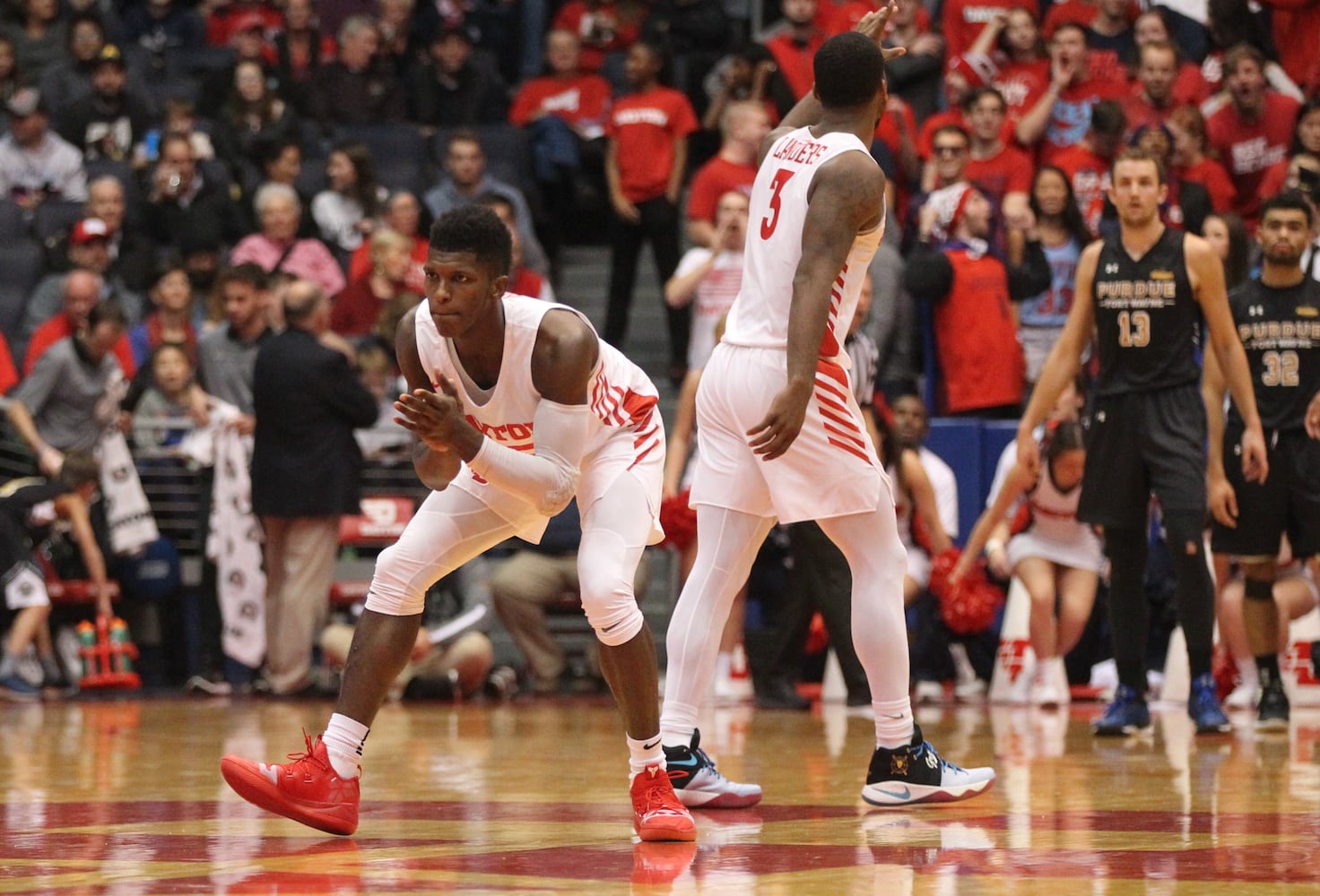 Twenty photos: Dayton Flyers rally to beat Purdue Fort Wayne