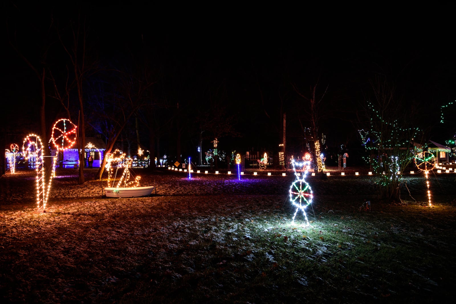 The Woodland Lights, located in Countryside Park, 895 Miamisburg-Centerville Road, in Washington Twp. is one of the longest-running and most popular annual lights festivals in the Miami Valley area. The Christmas light display is open from 6 p.m. to 9 p.m. from Nov. 23 to Dec. 23. TOM GILLIAM / CONTRIBUTING PHOTOGRAPHER