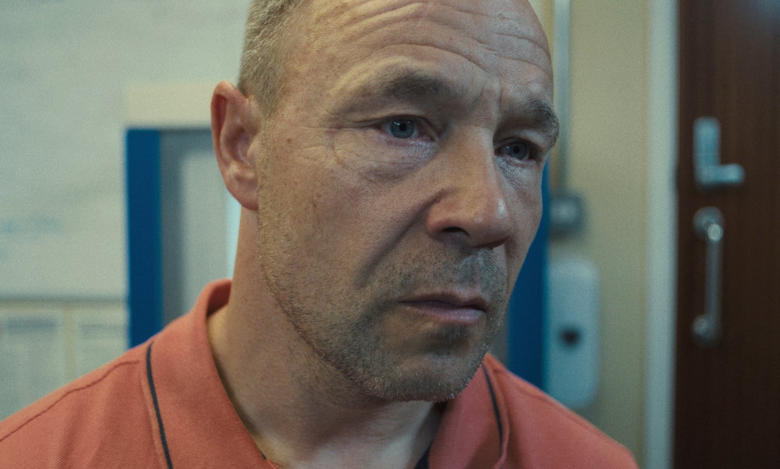 This image released by Netflix shows Stephen Graham in a scene from "Adolescence." (Netflix via AP)