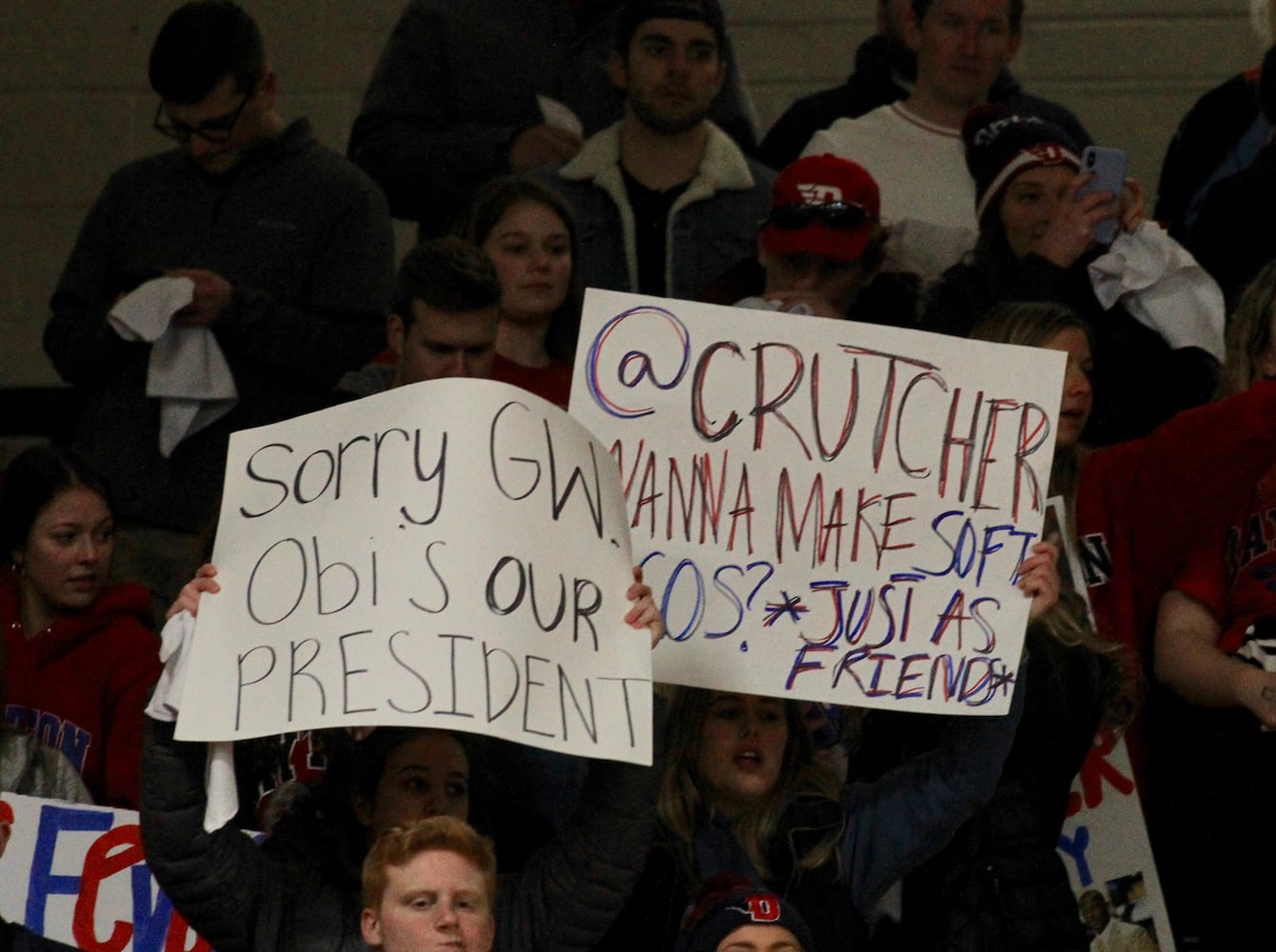 Photos: Signs at ESPN Gameday at Dayton