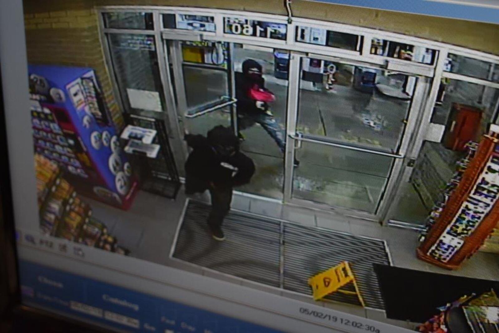 Officers are looking for three male subjects in connection with the armed robbery of a Shell gas station. Photo courtesy Miamisburg police.