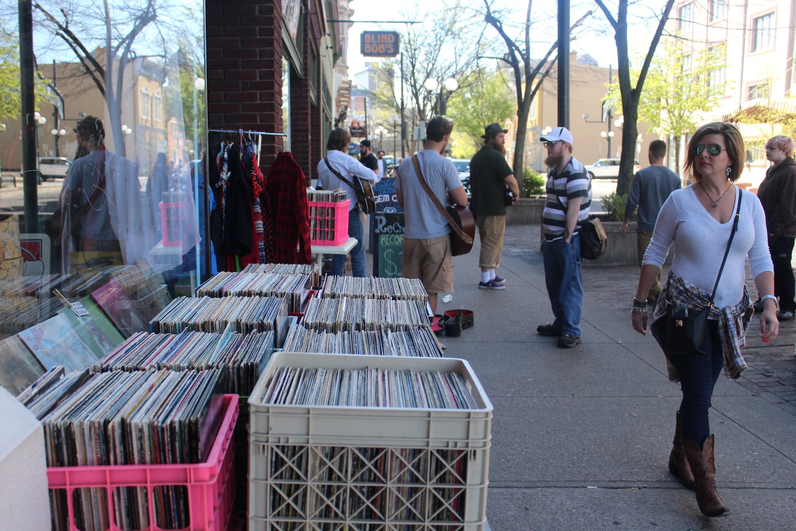 Record Store Day hits Omega Music in the Oregon District. FILE