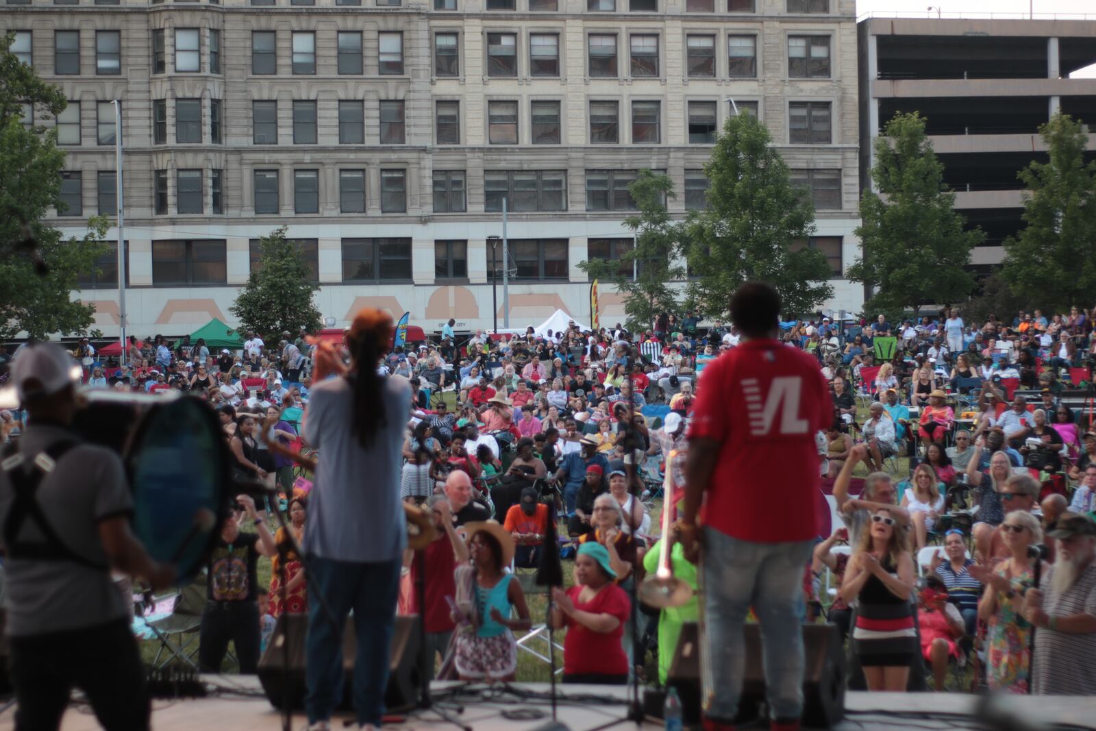 Time spent on the lawn of Levitt Pavilion in the summer is one of the great experiences of artistic expression in Dayton. CONTRIBUTED