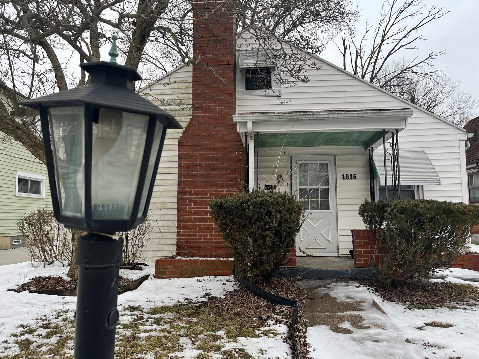 A home in northwest Dayton that recently was listed for sale online for $49,900. CORNELIUS FROLIK / STAFF