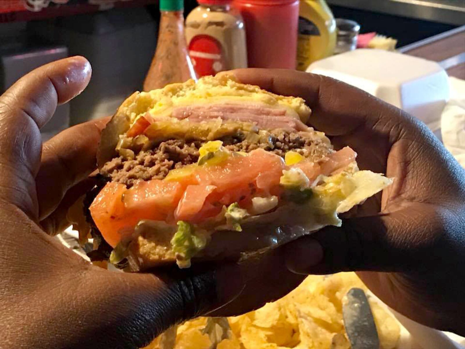 The Thurman Burger at the Thurman Cafe in Columbus, Ohio.