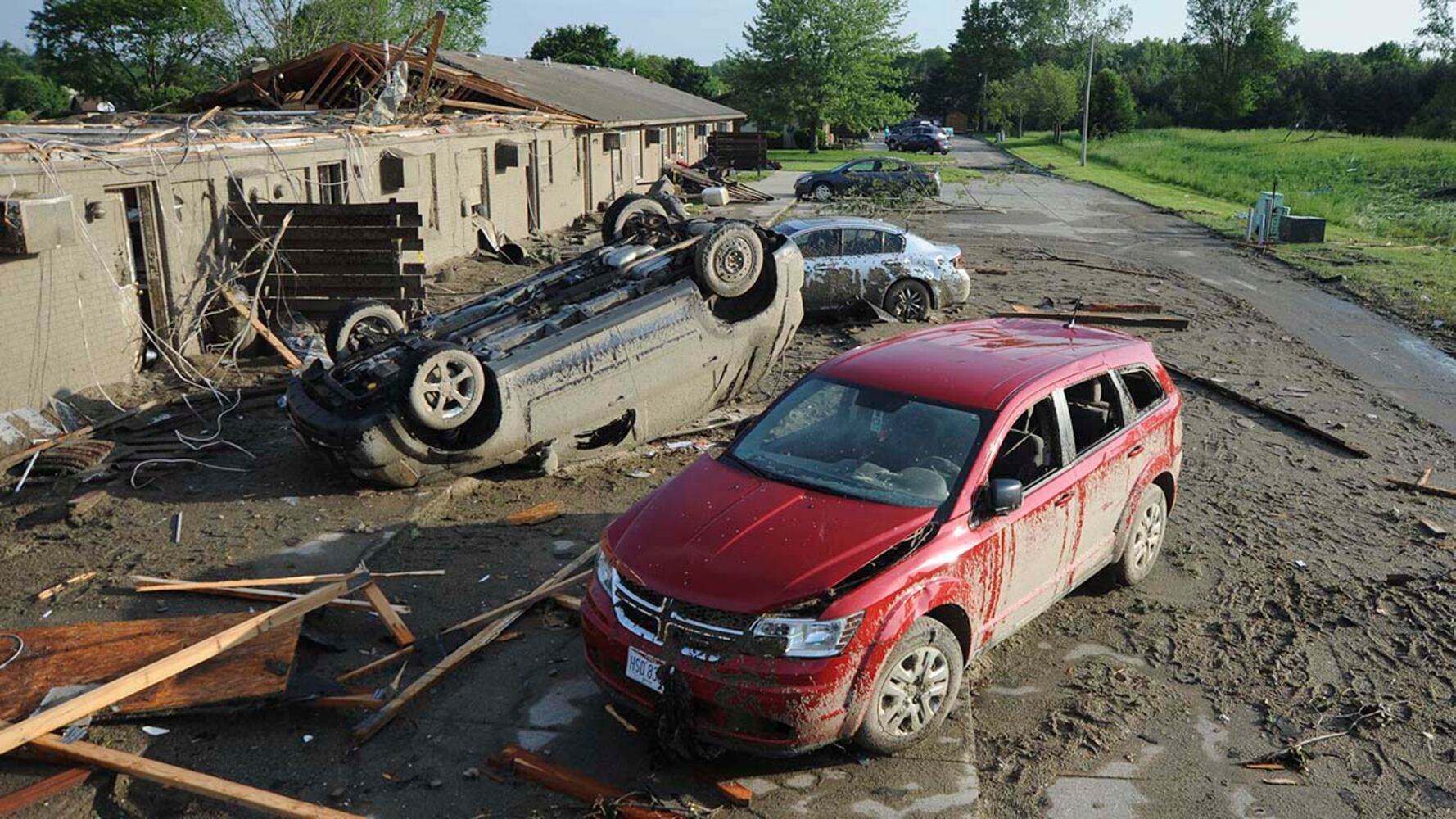 Photos: Tornadoes sweep through Ohio's Miami Valley, causing injuries, destruction