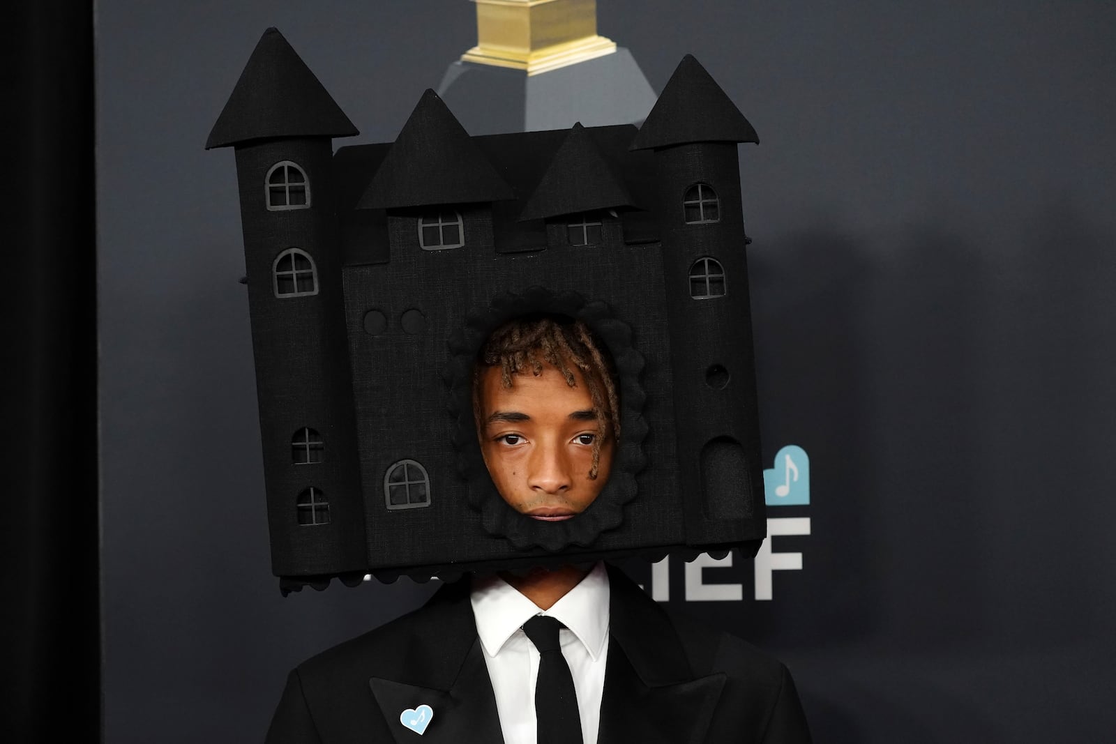 Jaden Smith arrives at the 67th annual Grammy Awards on Sunday, Feb. 2, 2025, in Los Angeles. (Photo by Jordan Strauss/Invision/AP)