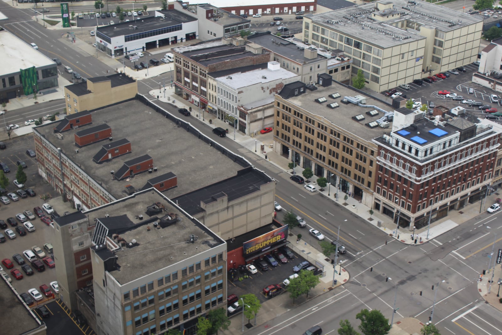 Some of the businesses on the 100 block of East Third Street in the Fire Blocks District plan to maintain normal hours during the NATO Parliamentary Assembly events in late May 2025. CORNELIUS FROLIK / STAFF