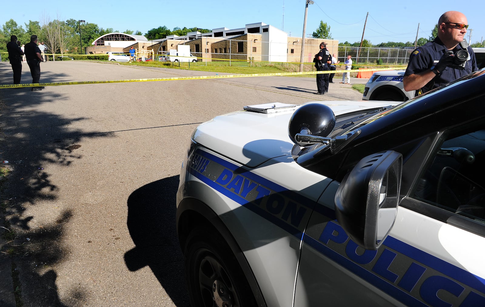 Dayton police were called to the scene of a stabbing, Wednesday Aug 4, 2021, near the Gettysburg Gateway for Men, located at 1921 S. Gettysburg. One man was stabbed in the upper body his condition is not known. MARSHALL GORBY\STAFF