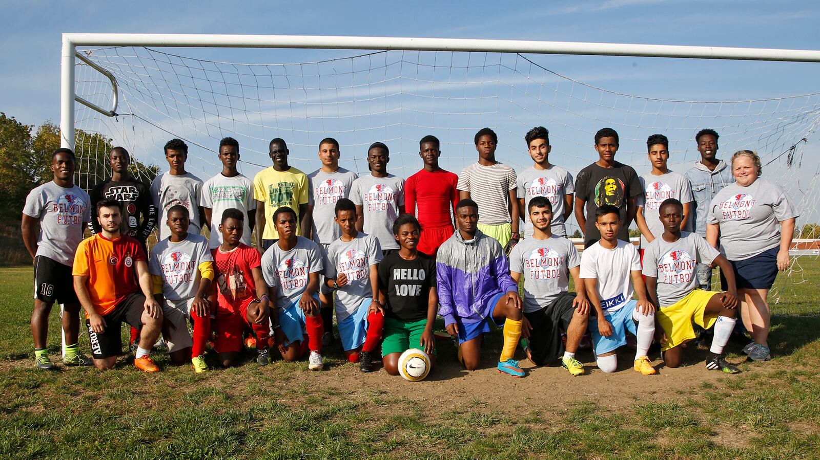 Belmont head soccer coach Julie Raiff  really has an international team comprised of players from 18 countries and four continents.  TY GREENLEES / STAFF