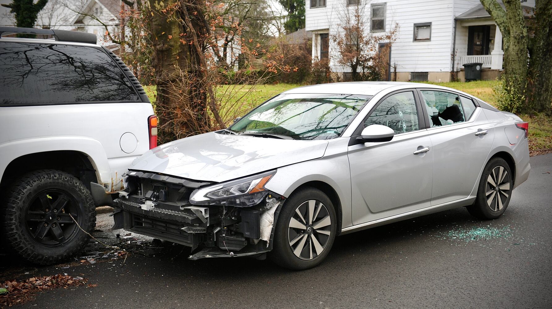 Reports of shots fired between vehicles ends in Dayton crash