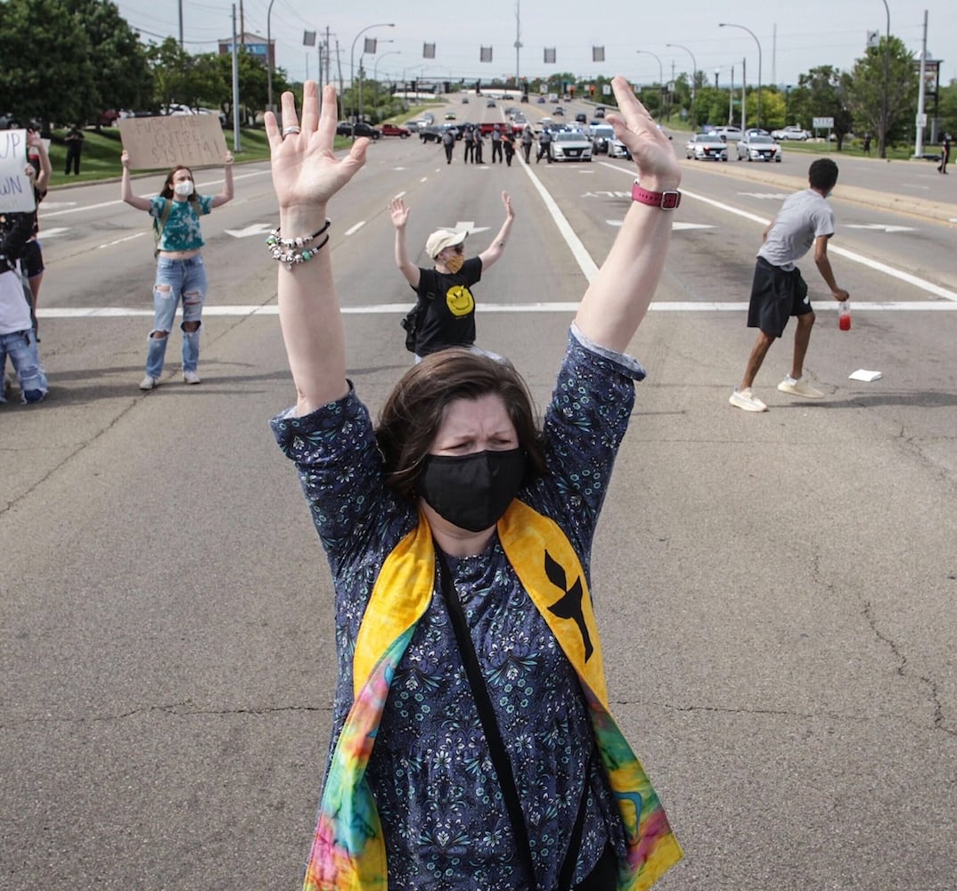 Beavercreek protests include tear gas, kneeling officers