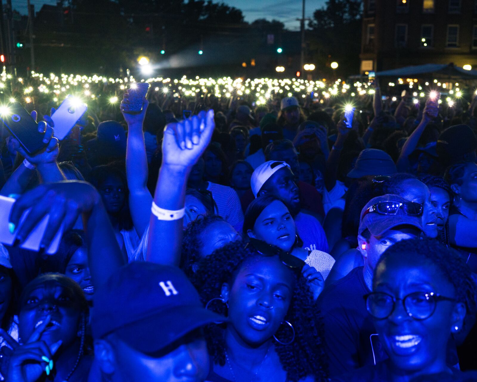 The crowd at Gem City Shine on Aug. 25, 2019, in Dayton's Oregon District. AMY POWELL/CONTRIBUTED