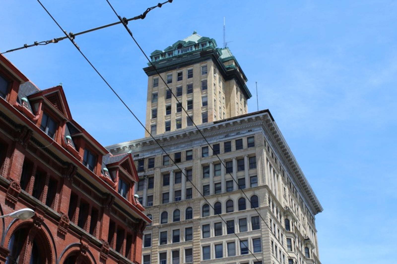 Developers have ambitious plans for the Centre City building. CORNELIUS FROLIK / STAFF