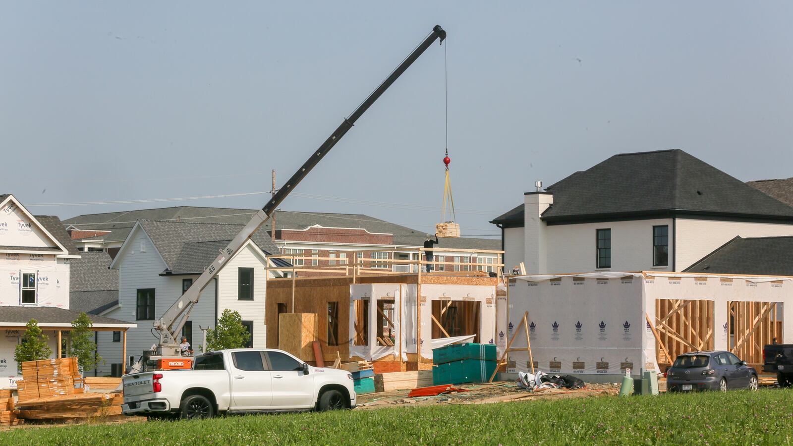 Warren County’s Union Village, located on Ohio 741 west of Lebanon in Turtlecreek Twp., is under way with more homes being built. The 1,230-acre master planned community is based on new urbanism which includes principles such as walkability, sustainability and quality of life and will be showcased Oct. 1-17 when Union Village hosts the 2021 Home Builders Association of Dayton Homearama. GREG LYNCH / STAFF