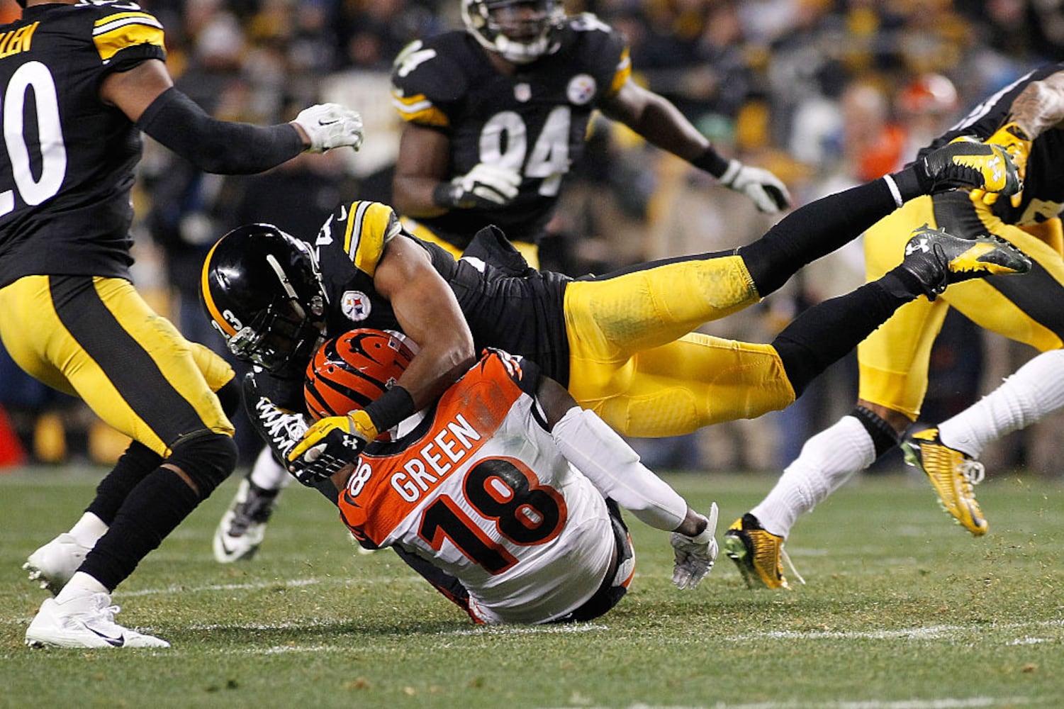 A.J. Green on Steelers’ Mitchell: He’s not a dirty player