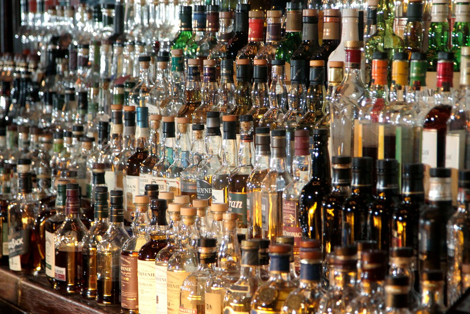 The Century Bar has a huge selection of bourbon and whiskeys. LISA POWELL / STAFF