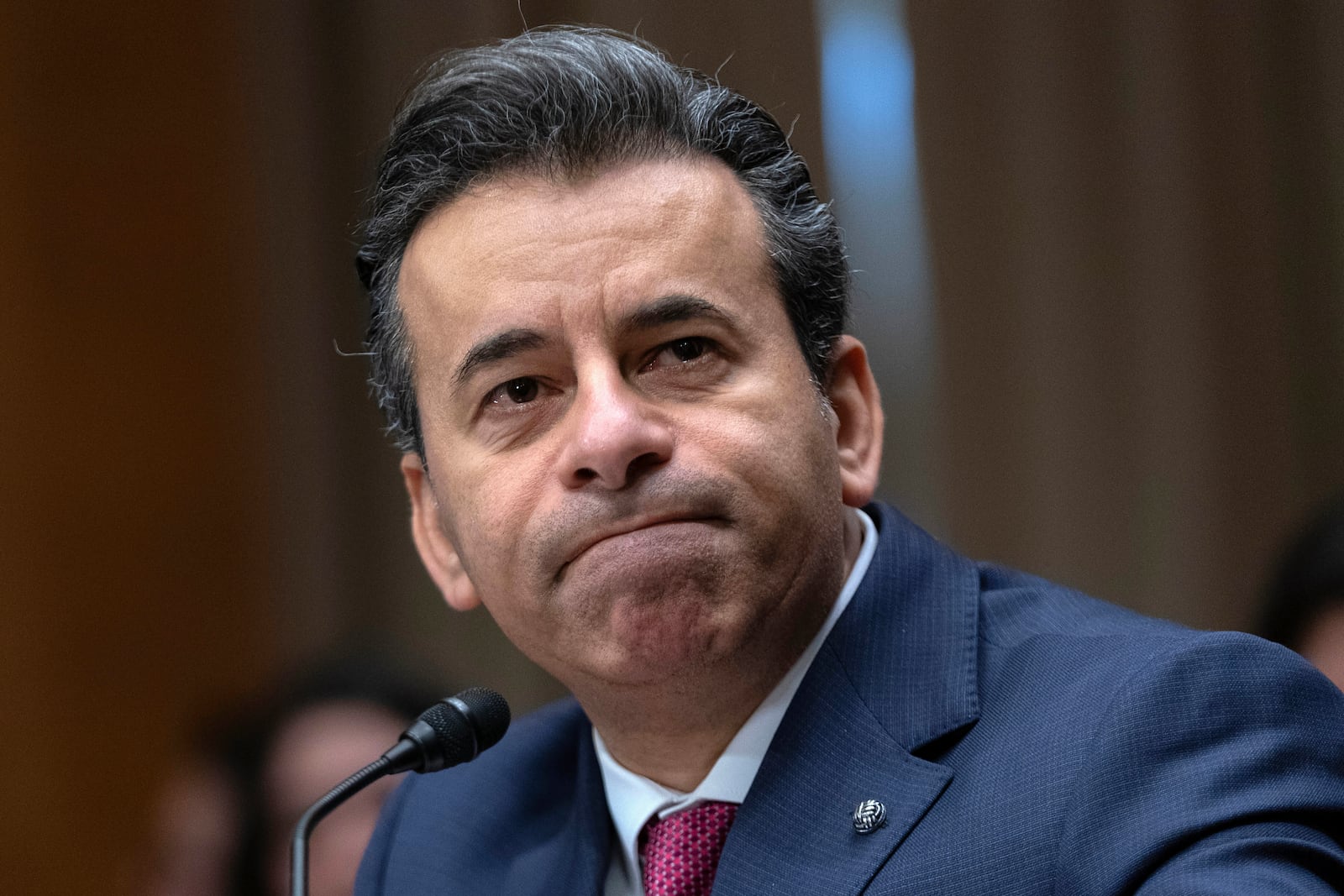 Martin Makary nominated to serve as Commissioner of Food and Drugs at the Department of Health and Human Services, testifies before the Senate Committee on Health, Education, Labor and Pensions on Capitol Hill Thursday, March 6, 2025, in Washington. (AP Photo/Jose Luis Magana)