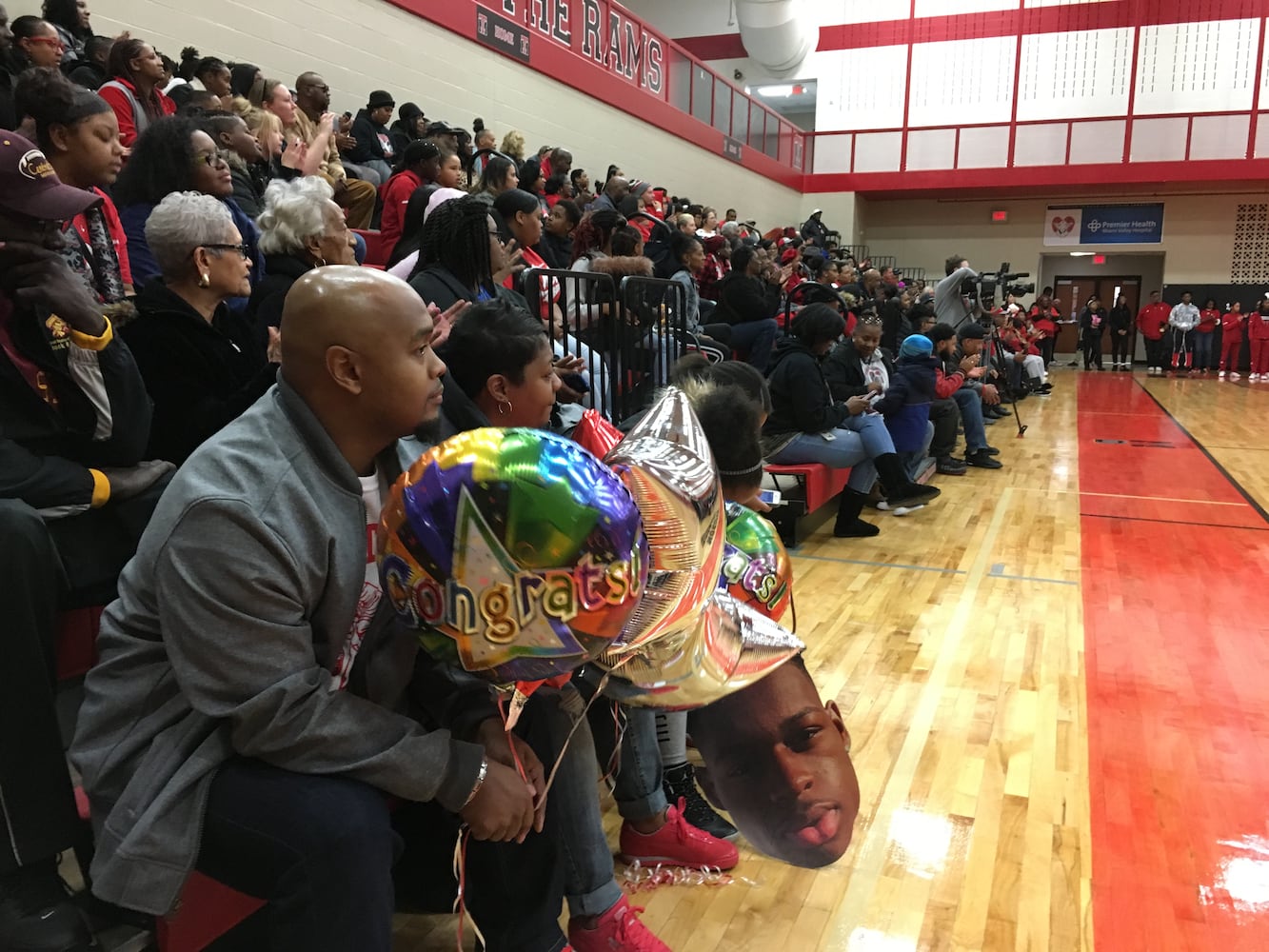 PHOTOS: Trotwood parents and fans welcome home football state champs at victory celebration