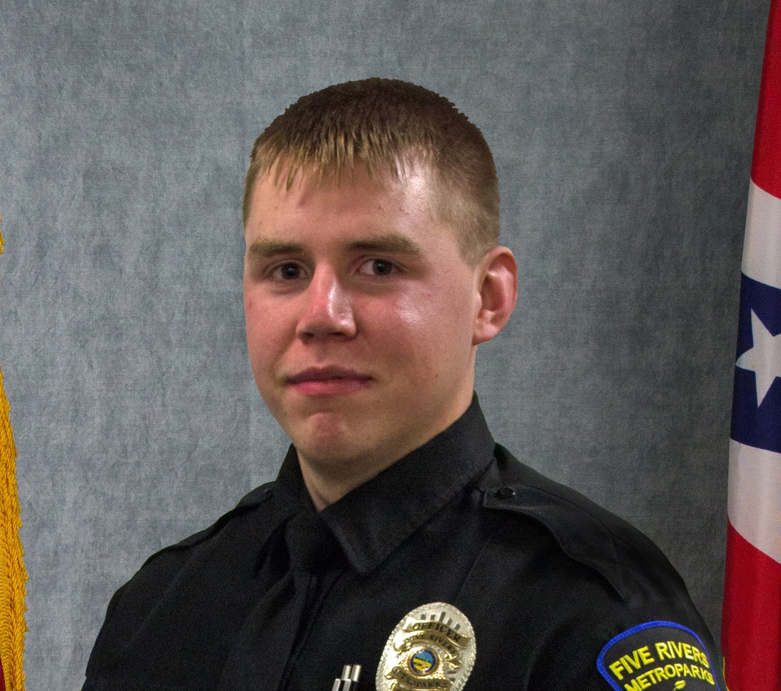 Ohio Parks and Recreation Association’s has named  Sgt. Eric Lane and rangers Elyzabeth McDonald, Rebecca Dieker,  Kyl Caldwell, Amanda Chiles,  Scott Janicki and Cory Reis  (pictured) Professionals of the Year for efforts during the Oregon District mass shooting.