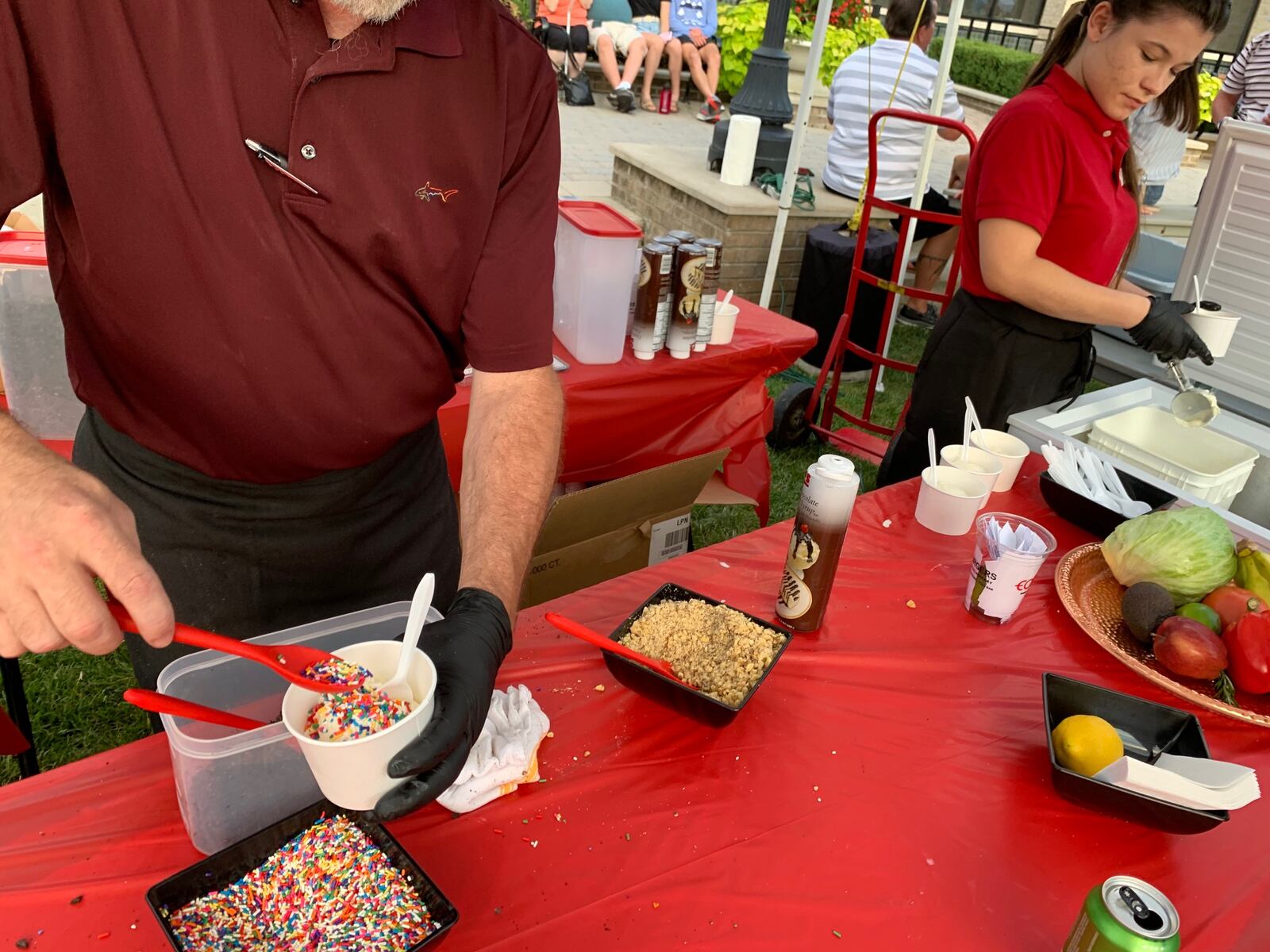 EO Burgers frozen custard shake from Taste of The Greene on Aug. 8, 2019. ALEXIS LARSEN/STAFF