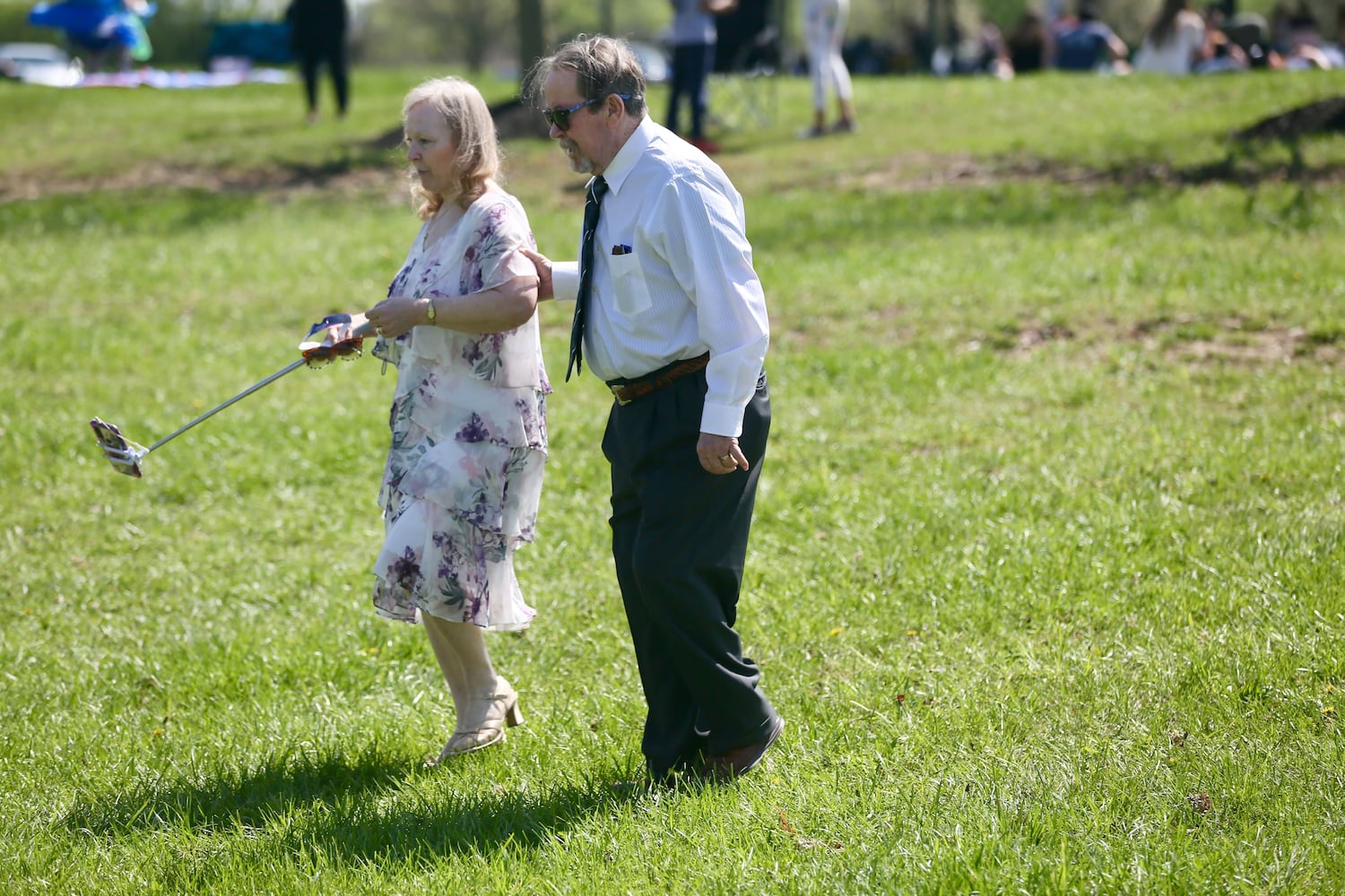 Solar eclipse wedding ceremony