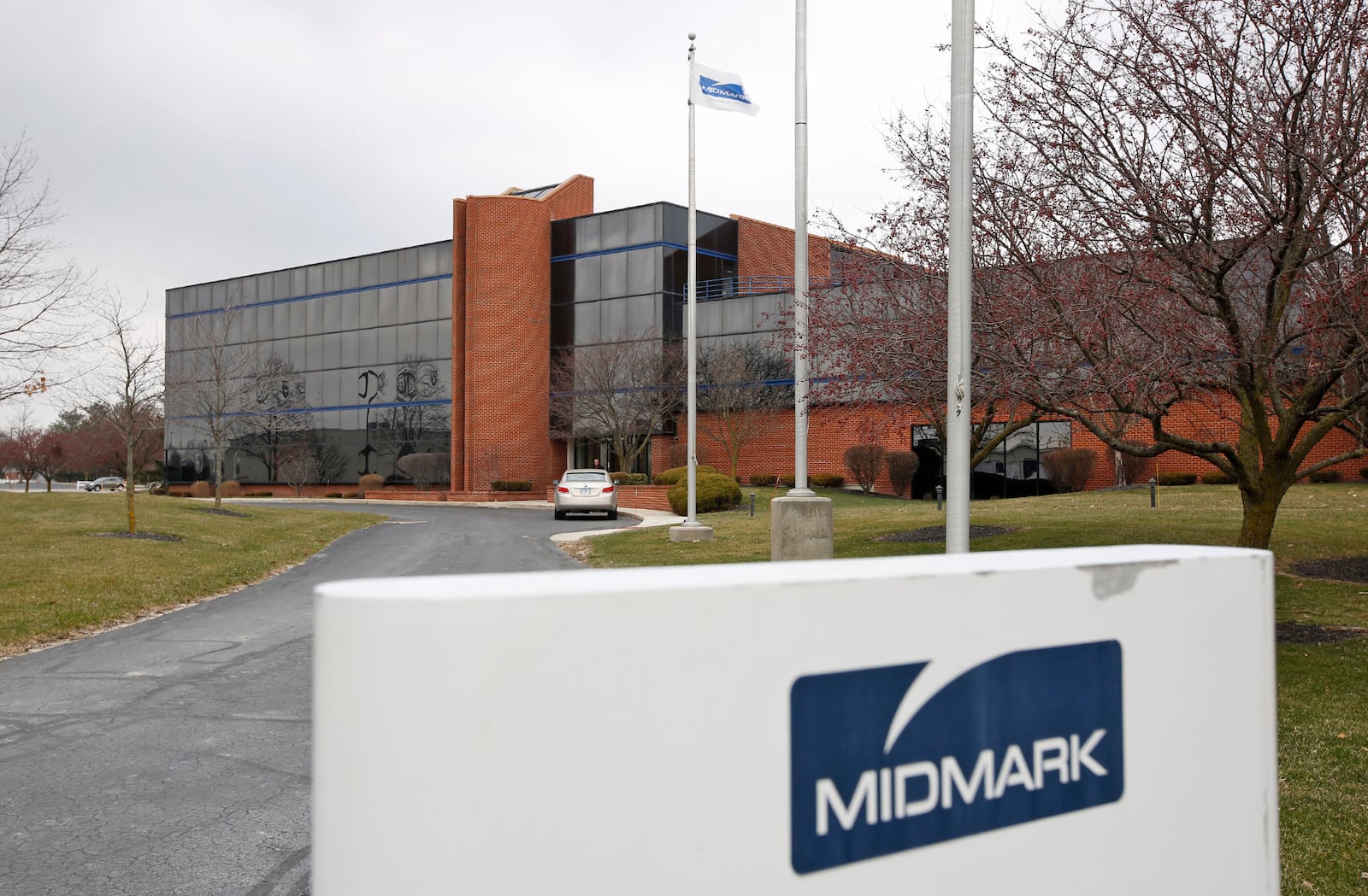 Midmark Corp.’s soon-to-be former headquarters, at the University of Dayton River Campus. TY GREENLEES / STAFF