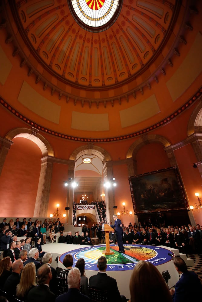 Gov. DeWine sworn in at Ohio Statehouse