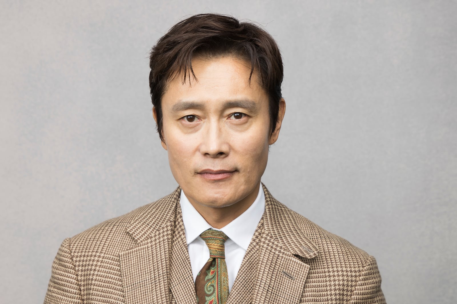 Lee Byung-hun poses for a portrait to promote the second season of "Squid Game" on Wednesday, Dec. 11, 2024, in Los Angeles. (Photo by Willy Sanjuan/Invision/AP)