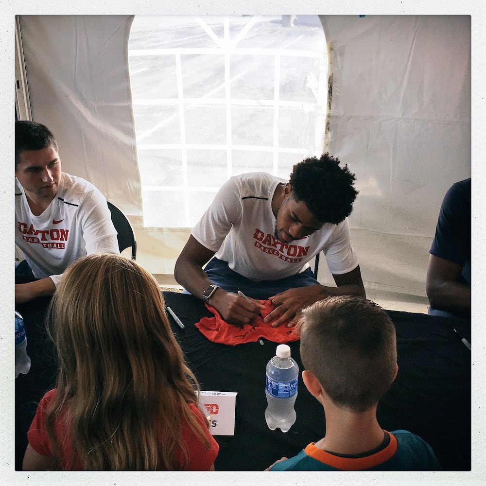 Photos: Dayton basketball fan fest