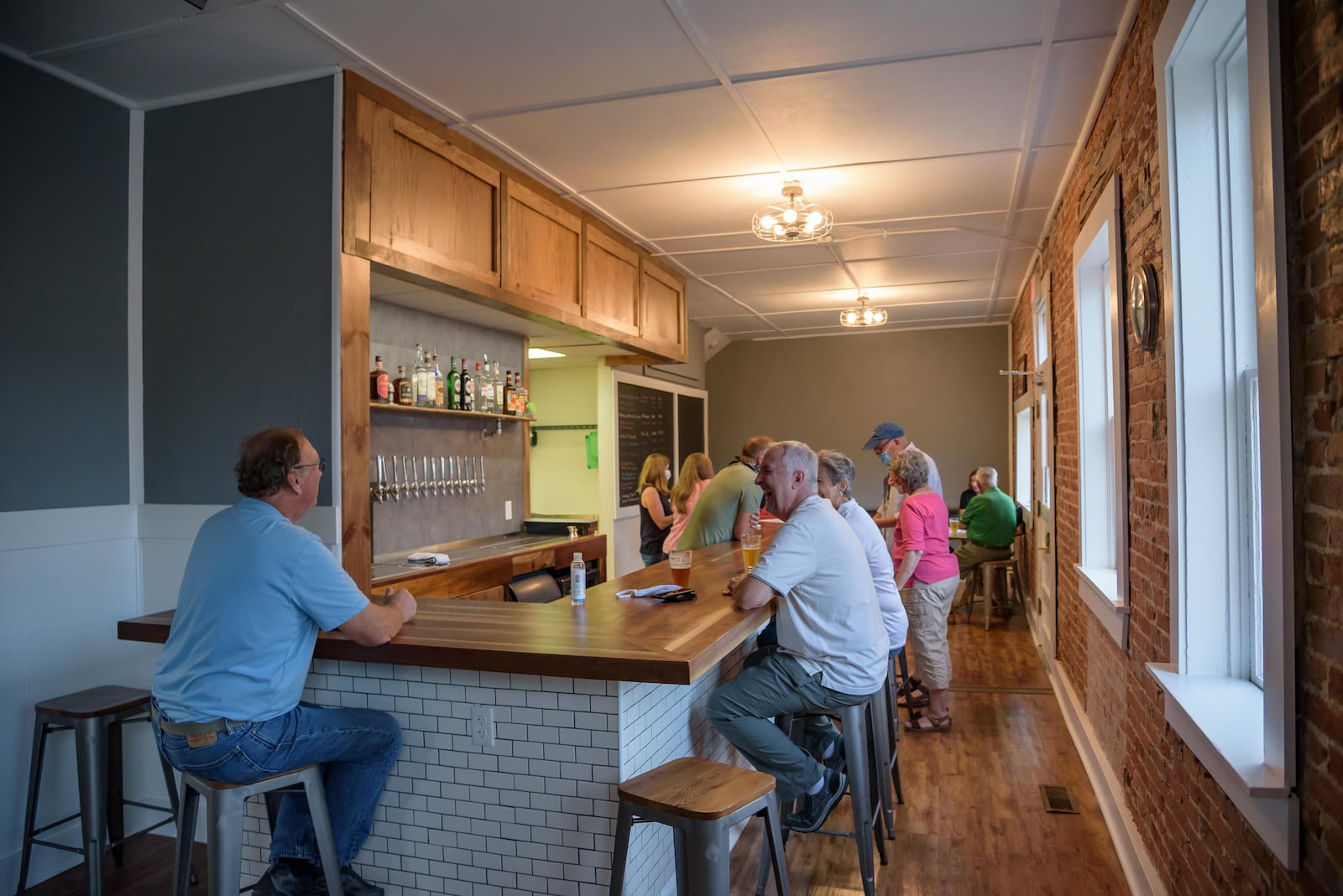 Here's a look at the soft opening of Chaffee's Brewhouse, located at 15 S. Second St. in downtown Tipp City. The brewhouse features a full bar with Ohio craft beer, craft cocktails, mocktails, wine and carryout beer. Patrons are encouraged to support nearby local restaurants by ordering food and bringing it into the brewhouse. Did we spot you there? TOM GILLIAM/CONTRIBUTING PHOTOGRAPHER