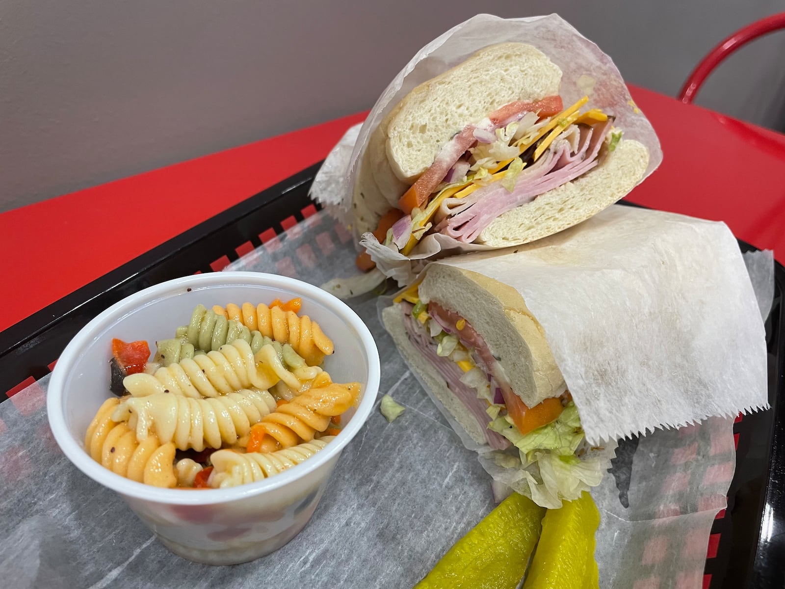 Tom & Dot’s Gelato Shop in downtown Miamisburg has added lunch service 11 a.m. to 4 p.m. Tuesday through Saturday featuring sandwiches and daily soups. NATALIE JONES/STAFF