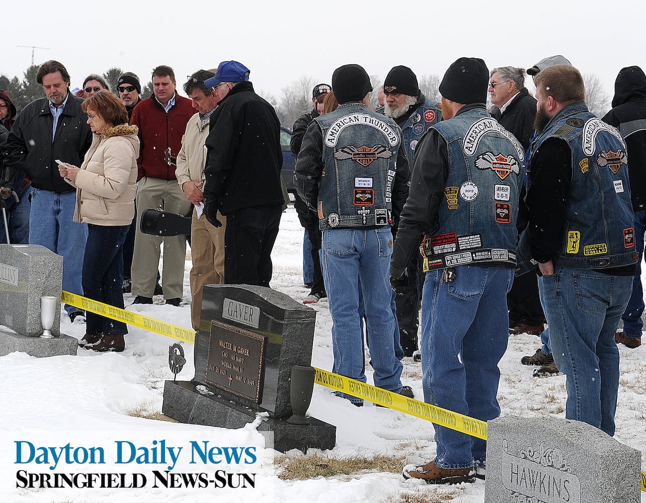 Local man buried on motorcycle