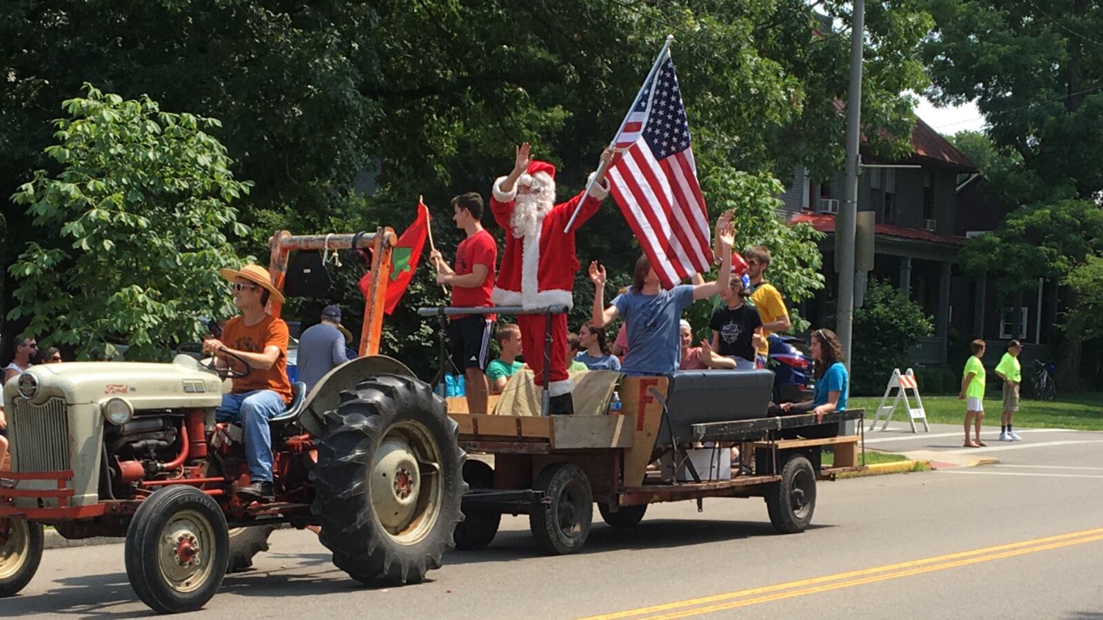 Yellow Springs celebrated Independence Day with a parade Sunday.