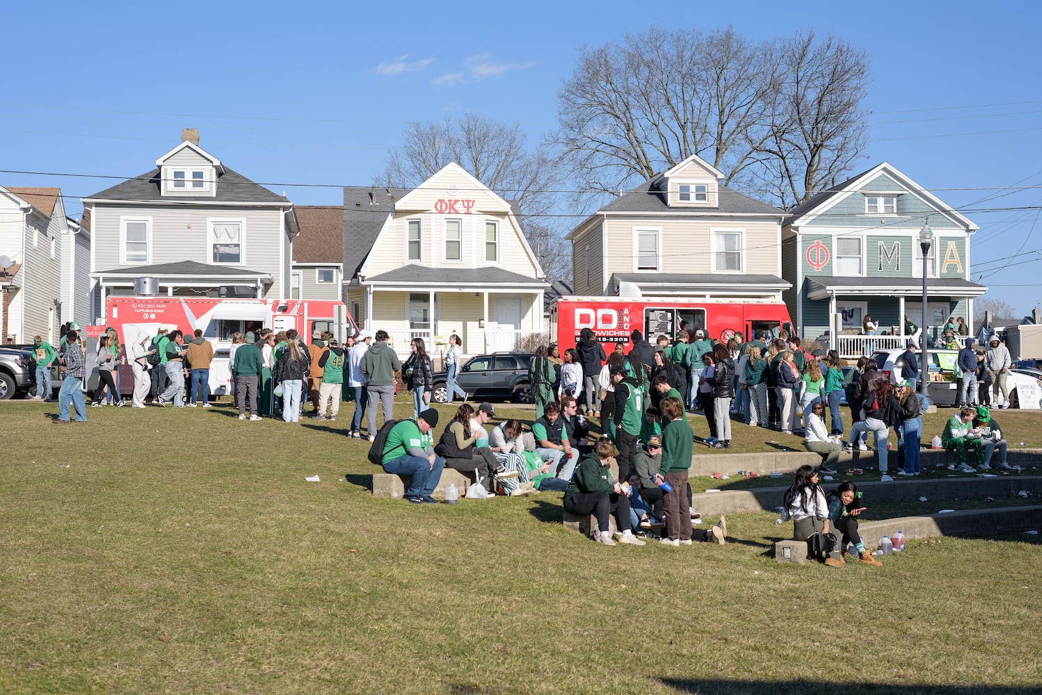 PHOTOS: Early St. Patrick's Day celebration on UD campus