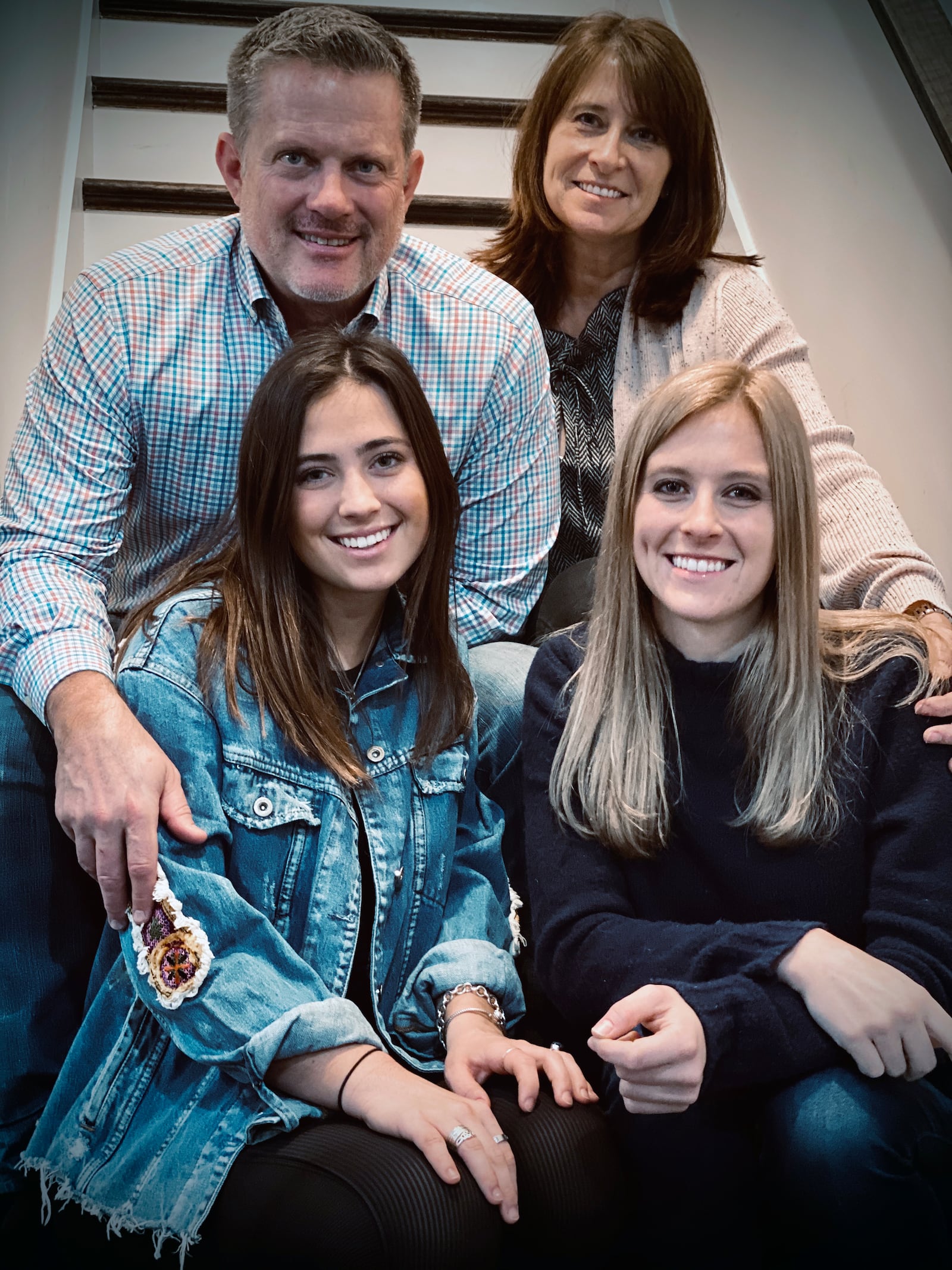 Clockwise from top Left: Rogers, wife Suzanne Rogers, daughter Elizabeth McGarity, daughter Kathryn Rogers in Nashville Thanksgiving 2019.