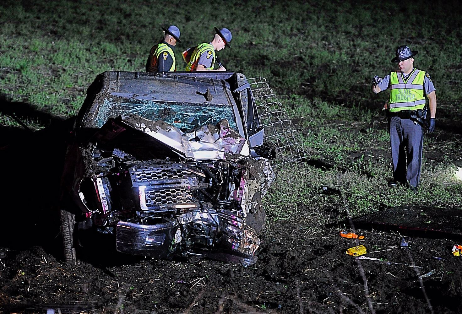 PHOTOS: Teen injured after rollover crash on I-70