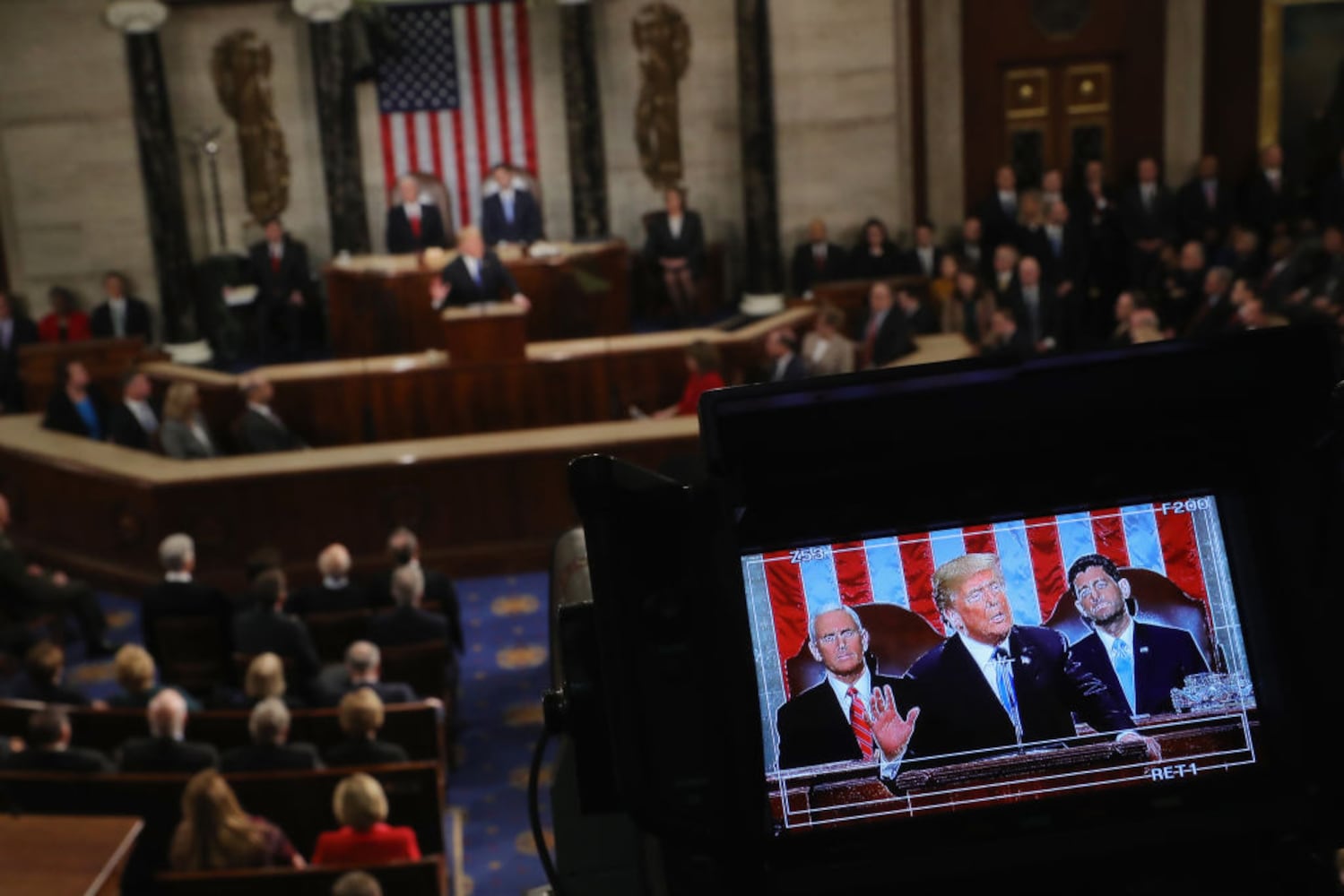 Photos: Donald Trump’s State of the Union Address 2018