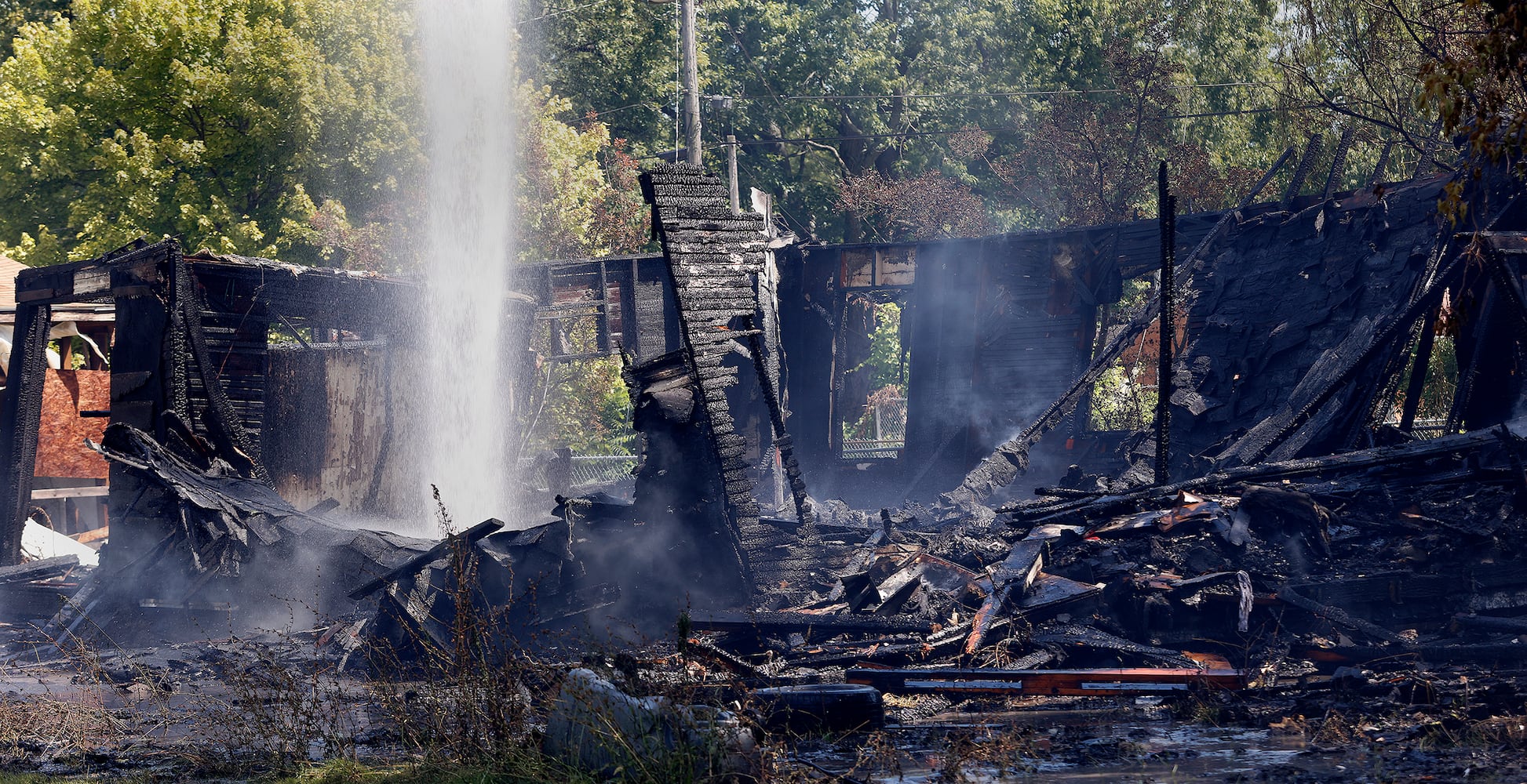 vacant house fire