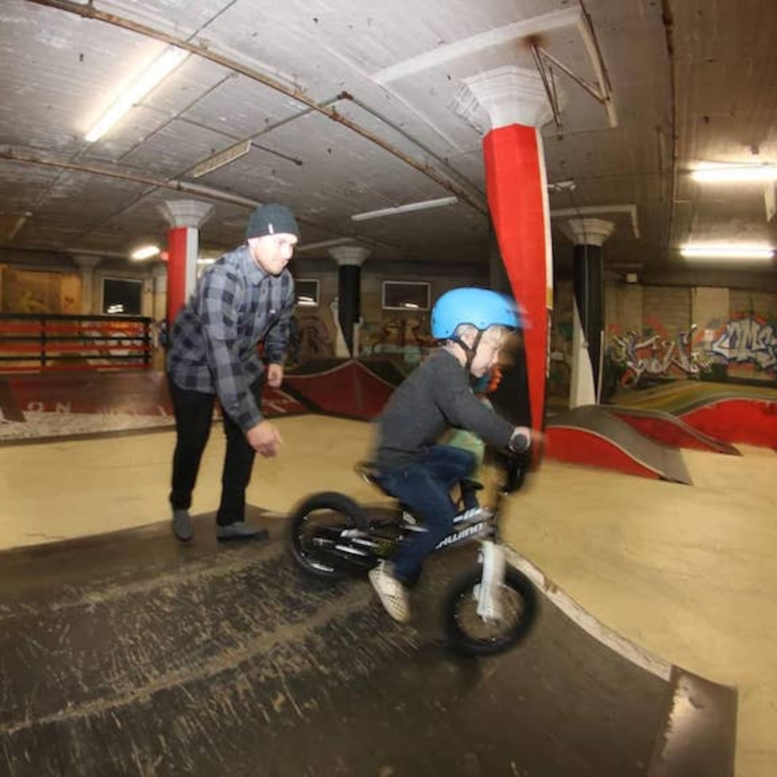 Mike's Bike Park has two floors of indoor riding for all ages and ability levels - Contributed