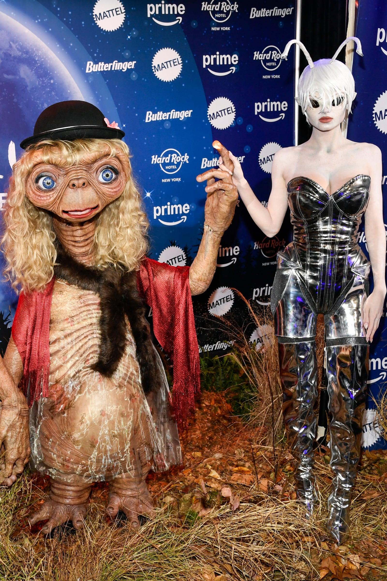 Heidi Klum, left, and Leni Olumi Klum attend Heidi Klum's 23rd annual Halloween party on Thursday, Oct. 31, 2024, at Hard Rock Hotel New York in New York. (Photo by Evan Agostini/Invision/AP)