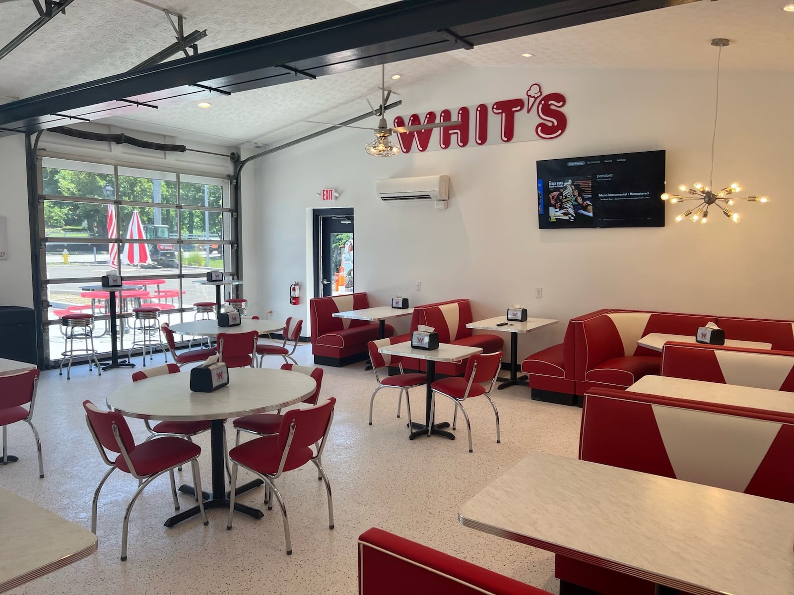 Whit's Frozen Custard is scheduled to open its first Dayton area location at 199 N. Main St. in Centerville on Friday, July 1, 2022. Owner Jeffrey Neace redeveloped the vacant former service station into a community gathering spot with a large outdoor area and a vintage atmosphere. CONTRIBUTED