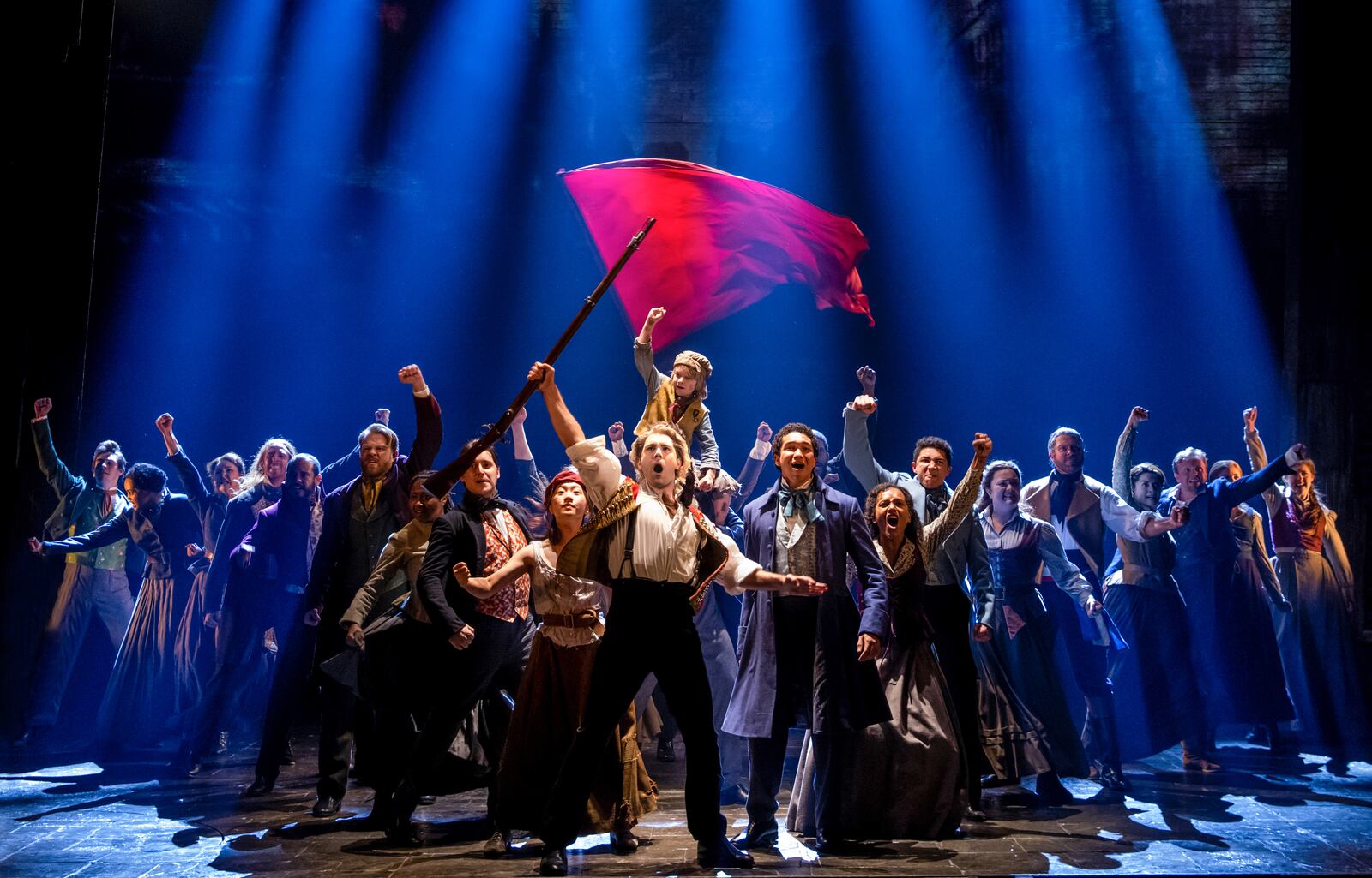 The national tour of "Les Misérables" presented by Dayton Live. PHOTO BY EVAN ZIMMERMAN 